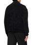 Back View - Click To Enlarge - WOOYOUNGMI - Leather Patch Zip Up Sweatshirt