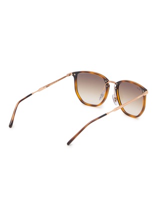 Figure View - Click To Enlarge - RAY-BAN - Acetate Metal Irregular Sunglasses