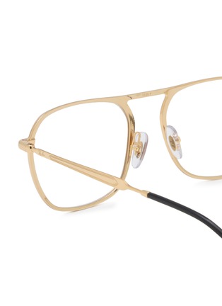 Detail View - Click To Enlarge - RAY-BAN - Metal Pilot Optical Glasses