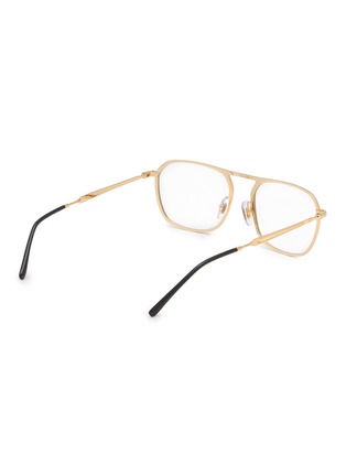 Figure View - Click To Enlarge - RAY-BAN - Metal Pilot Optical Glasses