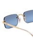 Detail View - Click To Enlarge - RAY-BAN - Metal Irregular Sunglasses