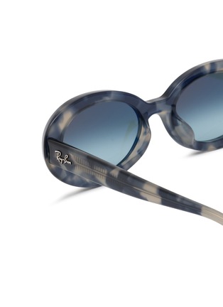 Detail View - Click To Enlarge - RAY-BAN - Acetate Oval Sunglasses