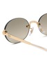 Detail View - Click To Enlarge - RAY-BAN - Metal Oval Sunglasses