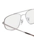 Detail View - Click To Enlarge - RAY-BAN - Metal Aviator Optical Glasses