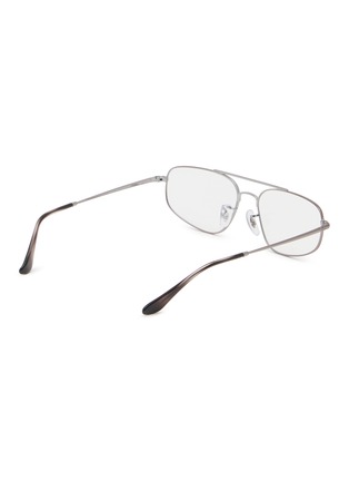 Figure View - Click To Enlarge - RAY-BAN - Metal Aviator Optical Glasses