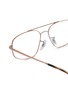 Detail View - Click To Enlarge - RAY-BAN - Metal Aviator Optical Glasses