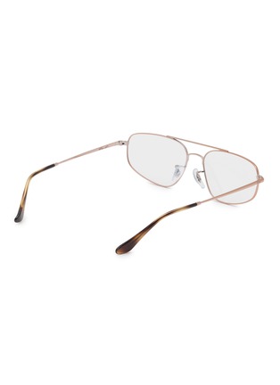 Figure View - Click To Enlarge - RAY-BAN - Metal Aviator Optical Glasses