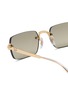 Detail View - Click To Enlarge - RAY-BAN - Metal Rectangle Sunglasses