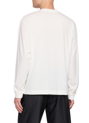 Back View - Click To Enlarge - KANEMASA PHIL - 36g High Twist Long Sleeve T-Shirt