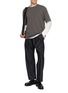 Figure View - Click To Enlarge - KANEMASA PHIL - 36g High Twist Long Sleeve T-Shirt