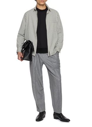 Figure View - Click To Enlarge - KANEMASA PHIL - Raglan Heather Sweatshirt