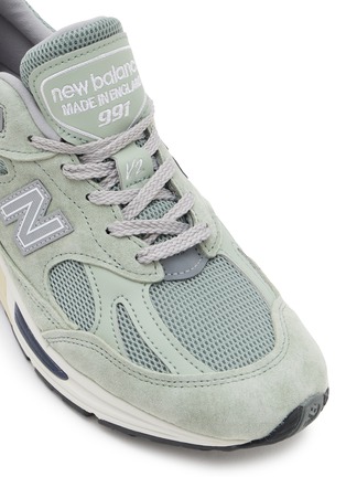 Detail View - Click To Enlarge - NEW BALANCE - 991v2 Low Top Unisex Sneakers