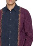  - SUZUSAN - Tie Dyed Centre Band Cotton Linen Shirt