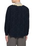 Back View - Click To Enlarge - SUZUSAN - Long Sleeve Tie Dye Centre Band Cotton Linen Shirt