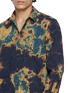 - SUZUSAN - Splatter Dyed Pocket Cotton Linen Shirt Jacket