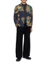 Figure View - Click To Enlarge - SUZUSAN - Splatter Dyed Pocket Cotton Linen Shirt Jacket