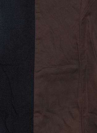  - SUZUSAN - Checked Tie Dyed Single Breasted Wool Blazer