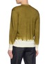 Back View - Click To Enlarge - SUZUSAN - Dip Dye Wool Knit Cardigan