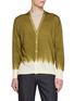 SUZUSAN Dip Dye Wool Knit Cardigan