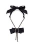 Main View - Click To Enlarge - LANVIN - 'Courtney' bow charm Swarovski crystal pendant necklace
