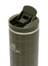 Detail View - Click To Enlarge - STANLEY - Transit Fliptop Mug 12oz — Moss Plaid