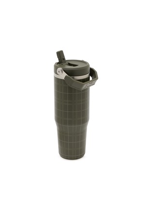 Detail View - Click To Enlarge - STANLEY - The IceFlow™ Flip Straw 2.0 Tumbler 30oz — Moss Plaid
