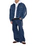 Figure View - Click To Enlarge - ALEXANDERWANG - Dash Wash Tape Denim Trucker Jacket