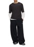 Figure View - Click To Enlarge - ALEXANDERWANG - Logo Print Sweatpants