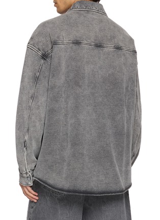 Back View - Click To Enlarge - ALEXANDERWANG - Oversized Shadow Pocket Logo Shirt