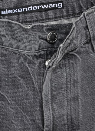  - ALEXANDERWANG - Tape Detail Medium Wash Board Shorts