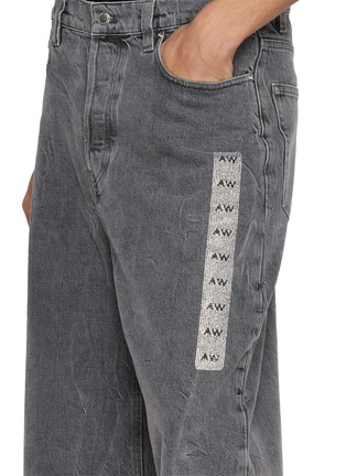  - ALEXANDERWANG - Tape Detail Medium Wash Board Shorts