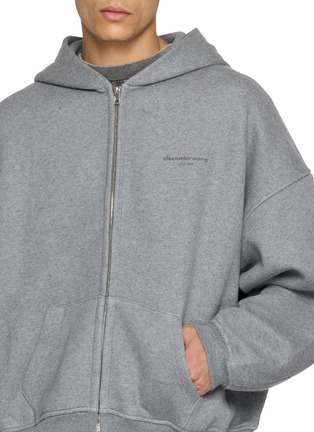 - ALEXANDERWANG - All Over Hotfix Zip Up Hoodie