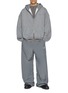 Figure View - Click To Enlarge - ALEXANDERWANG - All Over Hotfix Zip Up Hoodie