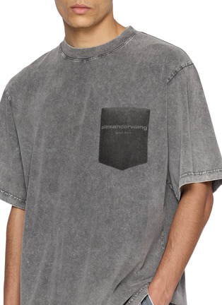  - ALEXANDERWANG - Shadow Pocket Logo T-Shirt