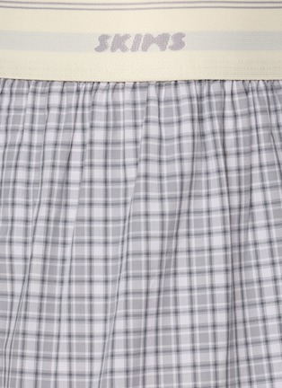  - SKIMS - Cotton Poplin Logo Band Boxer