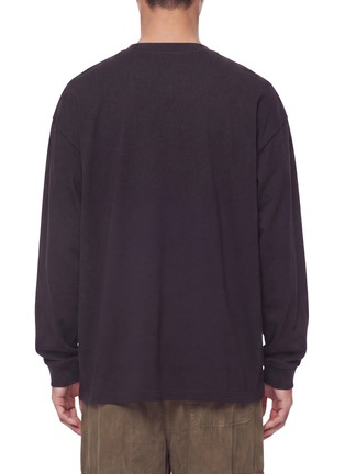 Back View - Click To Enlarge - SKIMS - Heavyweight Cotton Long Sleeve T-shirt