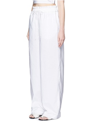 Front View - Click To Enlarge - 3.1 PHILLIP LIM - Pinstripe palazzo wide leg pants