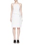 Main View - Click To Enlarge - 3.1 PHILLIP LIM - Cascading ruffle apron front silk dress