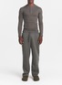 Back View - Click To Enlarge - SKIMS - Cotton Ribbed Henley T-shirt