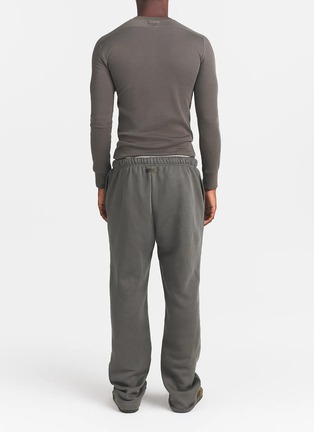 Front View - Click To Enlarge - SKIMS - Cotton Ribbed Henley T-shirt
