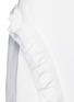 Detail View - Click To Enlarge - 3.1 PHILLIP LIM - Quilted ruffle trim sleeveless silk dress
