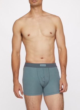 Figure View - Click To Enlarge - SKIMS - SKIMS Cotton Boxer Briefs — Pack of 3