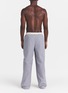 Front View - Click To Enlarge - SKIMS - SKIMS Cotton Poplin Logo Band Pants