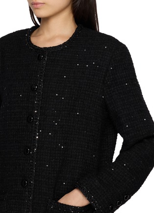  - THE LAURENT - Sequin Trim Tweed Jacket