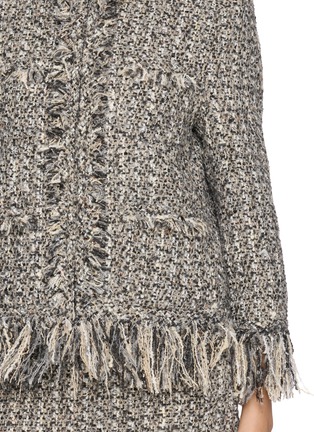  - THE LAURENT - Beverly Fringe Trim Tweed Jacket