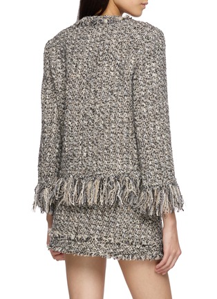 Back View - Click To Enlarge - THE LAURENT - Beverly Fringe Trim Tweed Jacket