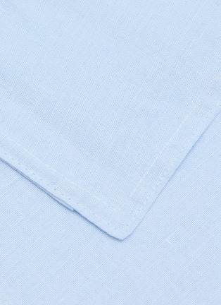 Detail View - Click To Enlarge - LAMEIRINHO - X Lane Crawford Twin Size Duvet Cover Set — Blue