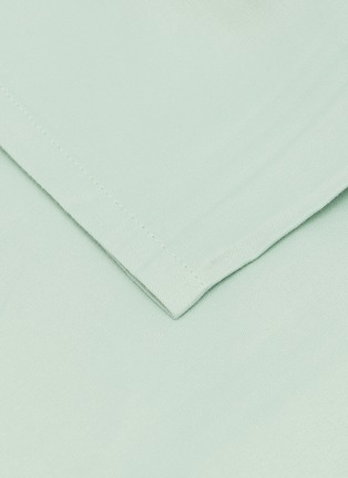 Detail View - Click To Enlarge - LAMEIRINHO - X Lane Crawford Super King Size Bottom Flat Sheet — Spearmint