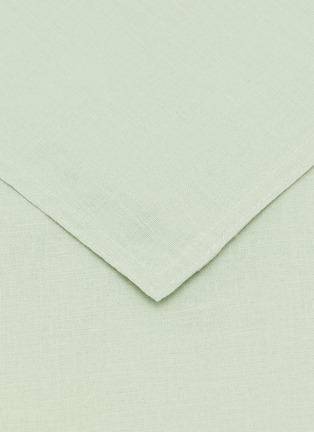 Detail View - Click To Enlarge - LAMEIRINHO - X Lane Crawford Twin Size Duvet Cover Set — Spearmint