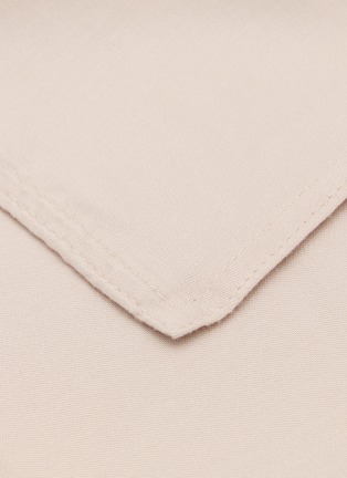Detail View - Click To Enlarge - LAMEIRINHO - X Lane Crawford Twin Size Duvet Cover Set — Sand